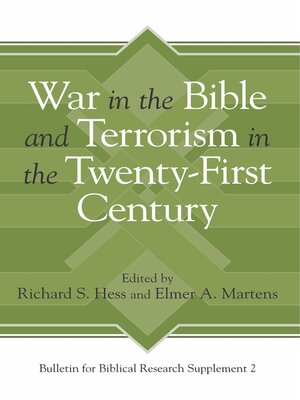 cover image of War in the Bible and Terrorism in the Twenty-First Century